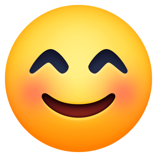 smiling face with smiling eyes